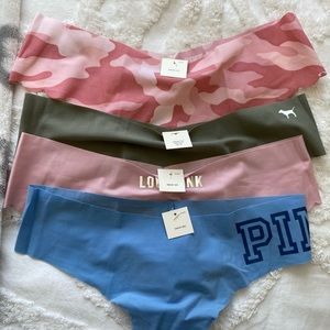 NWT VS PINK underwear (set of 4)